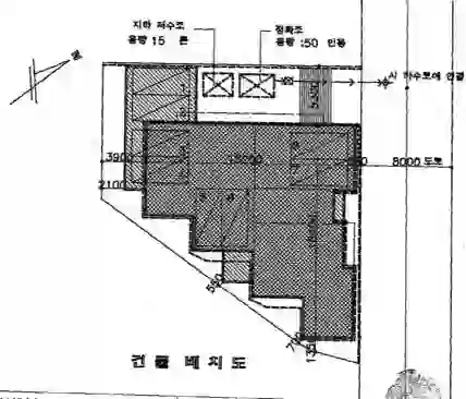 산장빌라 배치도 이미지